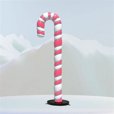 Pink Candy Cane Décor 6 Ft Christmas Night Inc