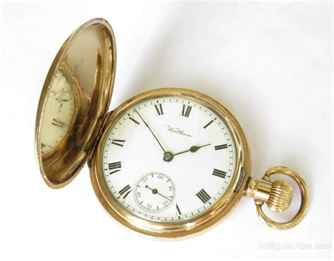 Antiques Atlas Antique Waltham Full Hunter Pocket Watch