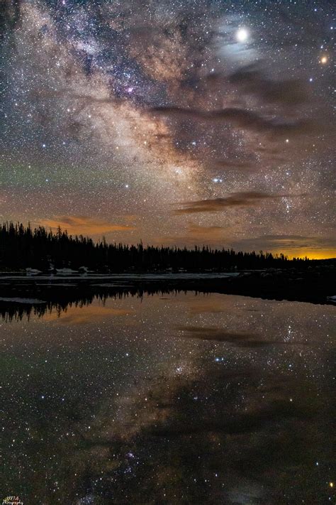 Milky Way Reflection Landscapeastro