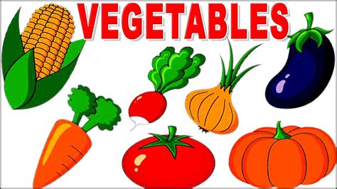Learning Vegetables For Children And Babies Count Numbers With
