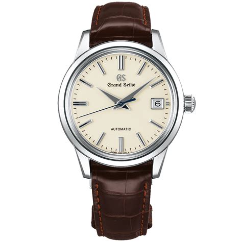 Grand Seiko Elegance 39mm Silver Dial Automatic Leather ...