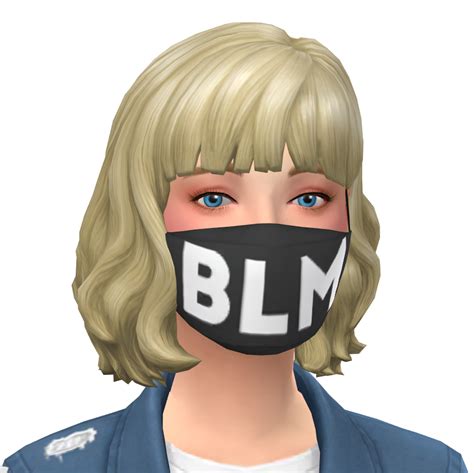 Maxis Match Male Cc — Blm Face Masks Maxis Match Sims 4 Cc
