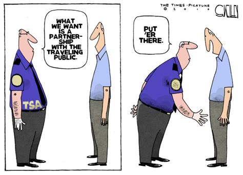 Cartoon Photo Gallery The Tsa For Your Eyes Only Orange County