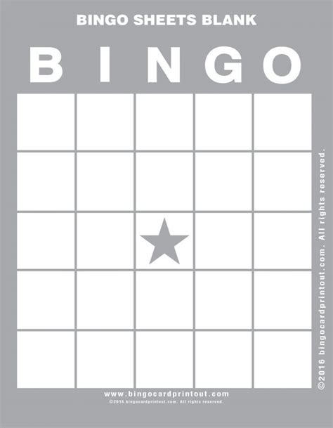Bingo Sheets Blank 9 Bingo Sheets Bingo Cards Bingo Template