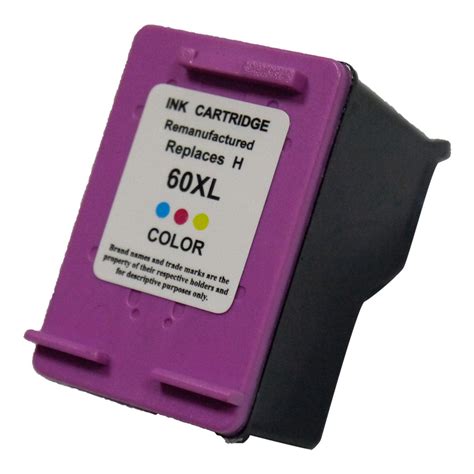 Ink Cartridge Compatible Hp 60xl Xxl Cc644wn Tri Color