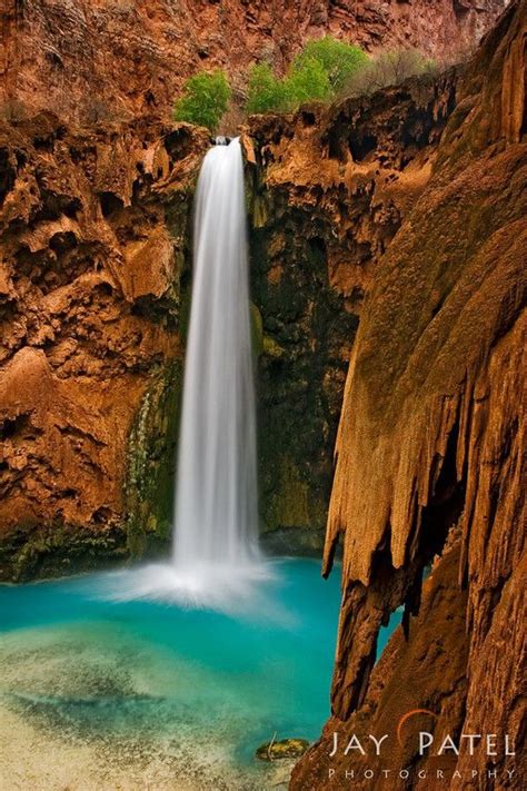 Mooney Falls Havasu Canyon Arizona Az Usa Places To