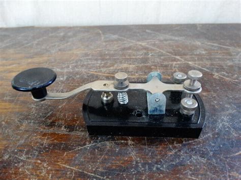 Vintage Morse Code Telegraph Key Ebay