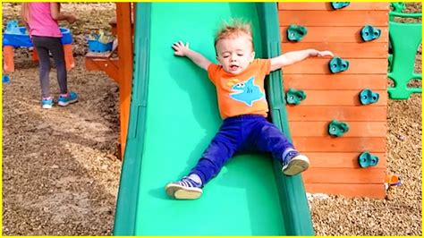 Funny Babies Playing Slide Fails Cute Baby Videos Youtube