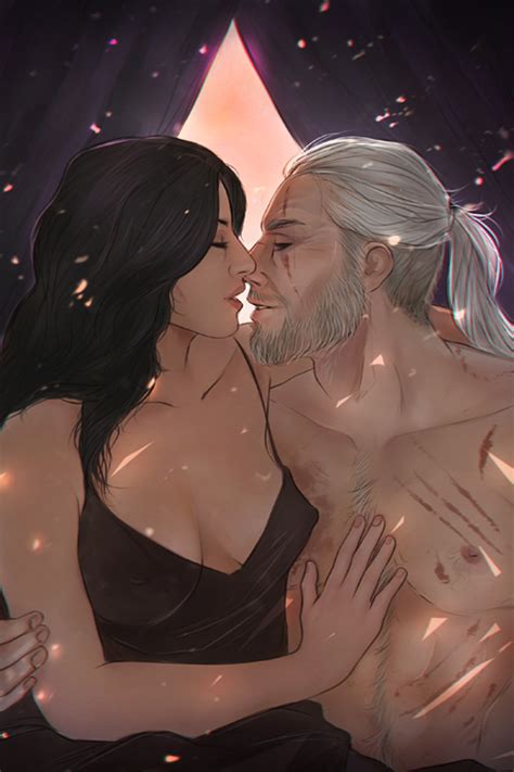Geralt And Yennefer By Everybery Hentai Foundry