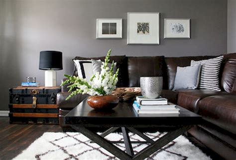 45 Rustic Farmhouse Living Room Design Ideas Brown Furniture Living