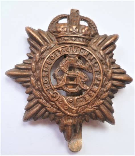 Ww1 Army Service Corps Cap Badge British Army Original Badge First War