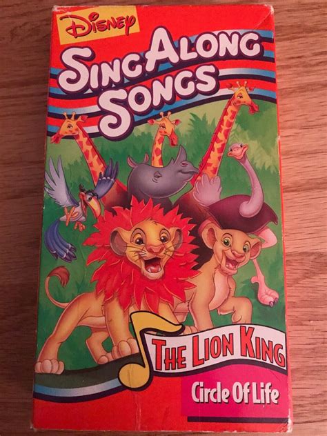 Disneys Sing Along Songs The Lion King Circle Of Life VHS
