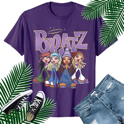 Bratz Original Four Group Shot Logo T Shirt Etsy