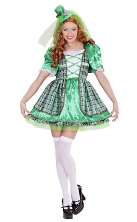 Irish Girl Adult Fancy Dress Costume Bj000169 Karnival Costumes