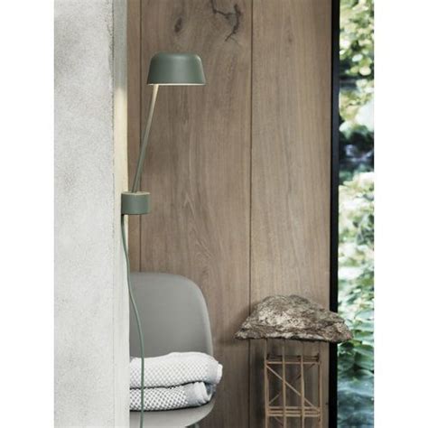 The wood lamp is the epitome of simplicity and offers a new interpretation of the traditional architect lamp. Muuto Lean wall lamp, dusty green (With images) | Wall ...