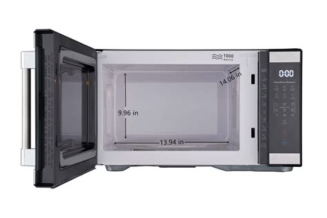 Buy Hamilton Beach 1 1 Cu Ft 1000 W Mid Size Microwave Oven 1000w Stainless Steel Online At