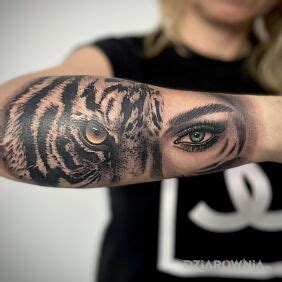 Tatuaże Tygrys wzory i galeria dziarownia pl