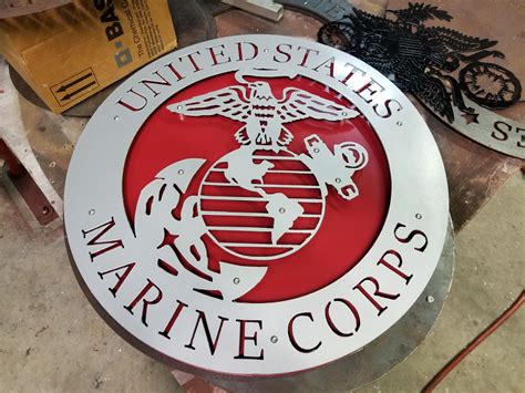 Buy Custom Made Military Signs Marine Corps Made To Order From Juno