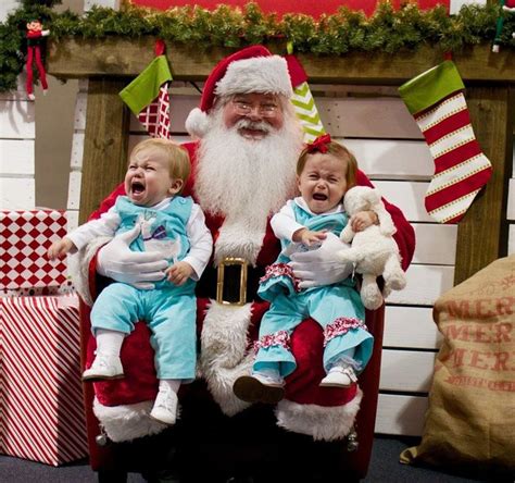 Santa Claus And Crying Kids See The Hilarious Photos You Sent Of Sad