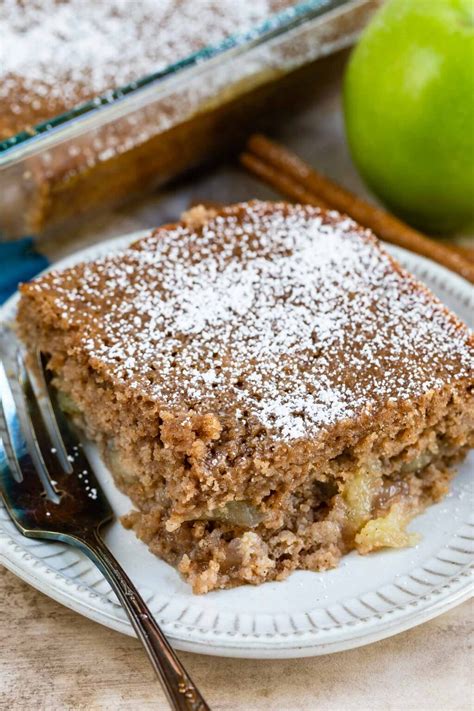 Easy Apple Pie Cake Recipe Dump Cake Crazy For Crust