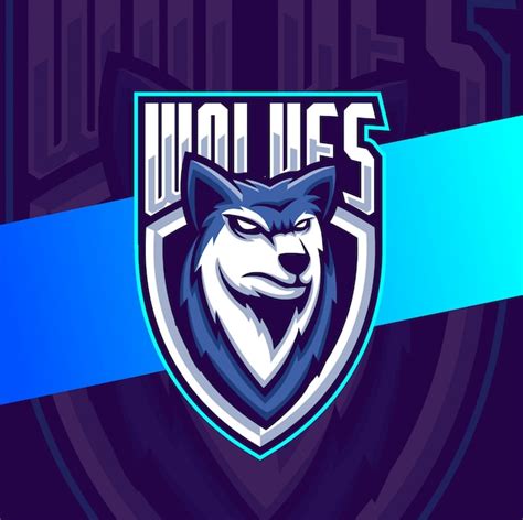 Premium Vector Wolves Mascot Esport Logo Design
