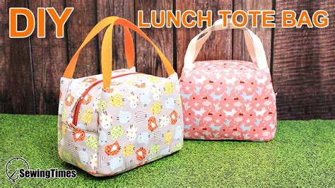 Diy Lunch Tote Bag 도시락 가방만들기 Weekend Picnic Hand Bag Tutorial