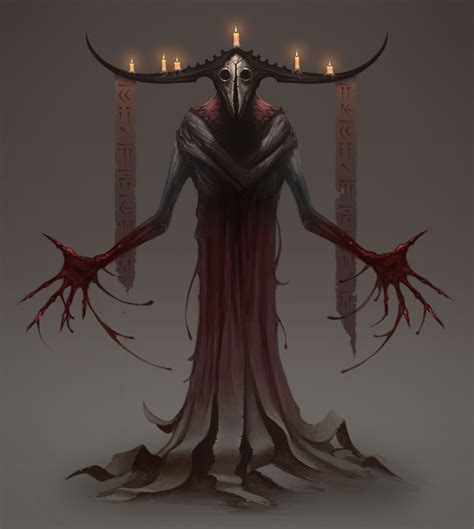 Artstation Demon Priest Diana Franco Demon Art Monster Concept