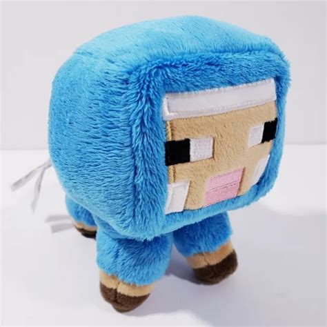 Minecraft Minecon Earth Mojang Jinx 6 Stuffed Animal Plush Blue Baby