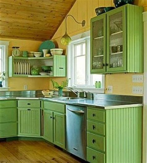 Inspiring Summer Interiors 50 Green And Yellow Kitchen Designs 50