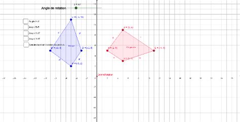 Rotation Dynamique Dans Le Plan Cartésien Geogebra