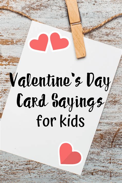 Valentines Day Card Sayings For Kids Views From A Step Stool