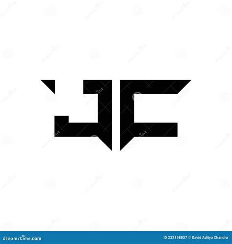 Jc Logo Monogram Design Template Stock Vector Illustration Of