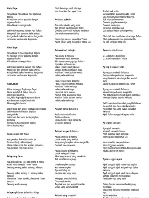 Check spelling or type a new query. Lirik Lagu Rohani