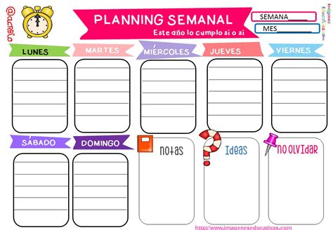 We did not find results for: Planificador semanal (7) - Imagenes Educativas