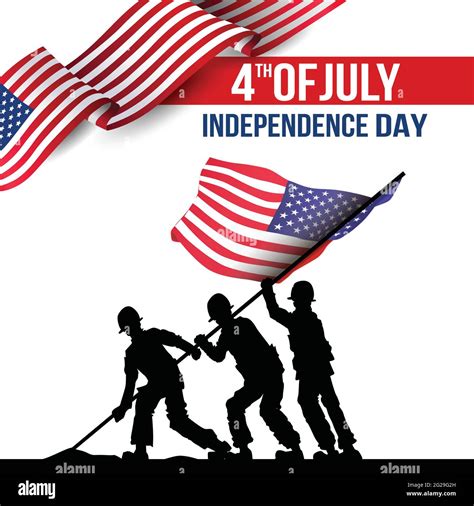 Happy Independence Day America Vector Template Design Illustration