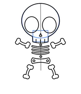 How do artists draw from their head? Cartoon Skeleton Step by Step Drawing Lesson