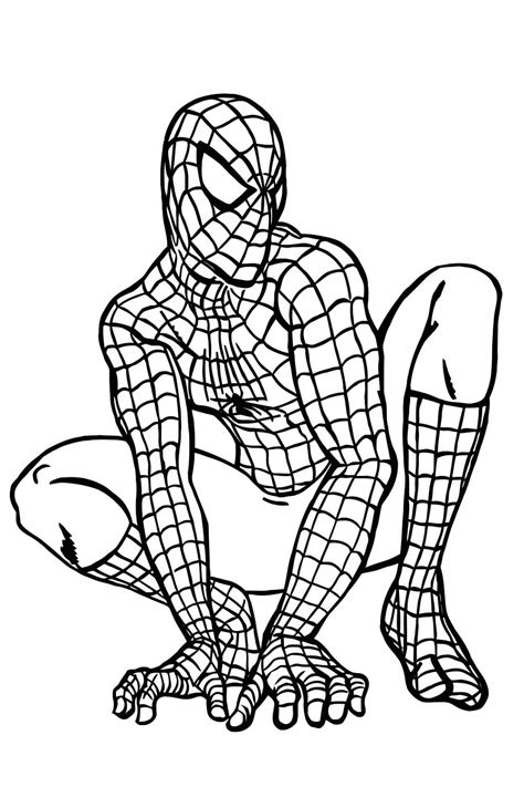 Coloriage Spiderman 20 Télécharger Et Imprimer Gratuit Sur