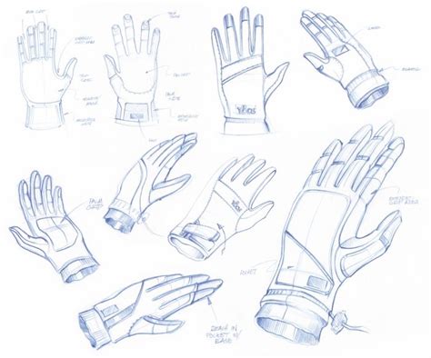 Glove Concepts By Corey Harris At Gloves Drawing Designs To Draw Gloves