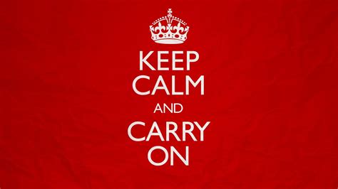 Keep Calm And Carry On Rare Original Of Iconic Wartime Slogan Print