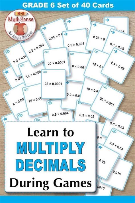 Games For Multiplying Decimals In 2020 Middle School Math Middle