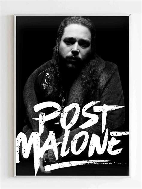 Post Malone Live Cover Poster Post Malone Poster Cover