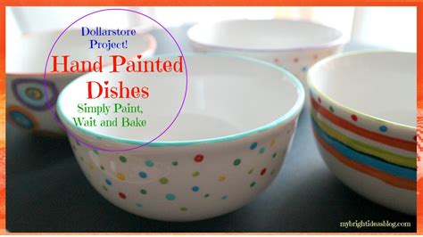 Painted Ceramic Bowls Paint Your Own Dishes Your Way My Bright Ideas