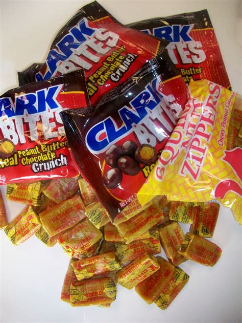 Zippers Hoard Clark Bites And Squirrel Nut Zippers Chocolate Peanut Necco Candy Squirrel