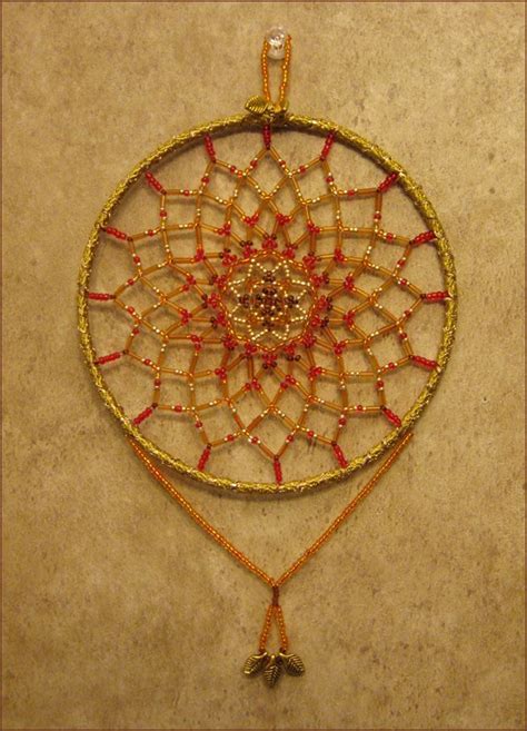 Beaded Dreamcatcher Pattern From Sun Catchers Beaded Jewelry By