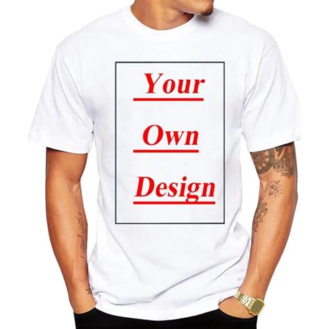 High Quality Customized Men T Shirt Print Your Own Design Men Casual Tops Tee Shirts In T Shirts
