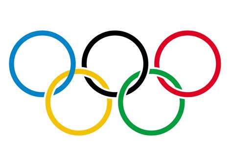 Olympic Rings On White Free Stock Photo Public Domain Pictures