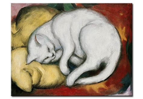 Art Reproduction The White Cat Franz Marc Reproductions