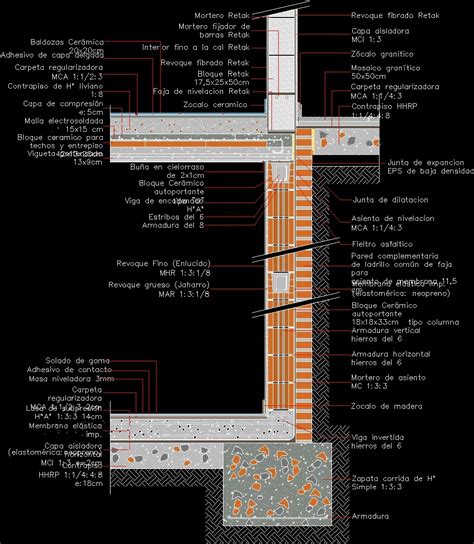 Basement Wall Protection Cad Structure Drawing Details Dwg File Cadbull