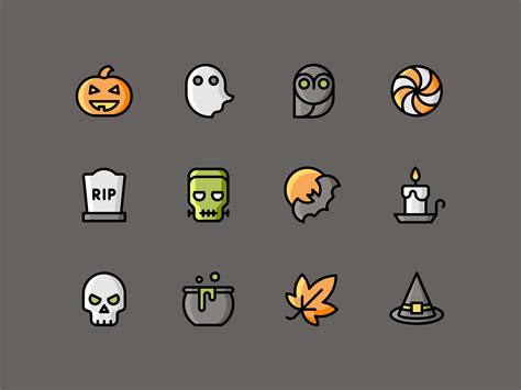 Halloween Illustrations By Denis Rodchenko On Dribbble