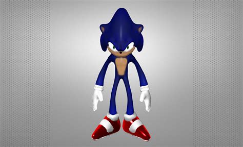 Sonic The Hedgehog 3d Model 3d Printable Obj